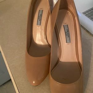 Prada shoes- Nude Heels.